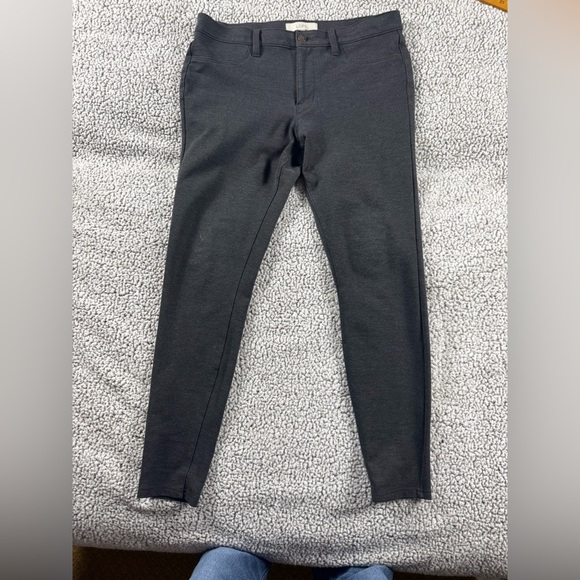 LOFT Women's Black, Red, and Gray Leggings size 12/L - Picture 11 of 15